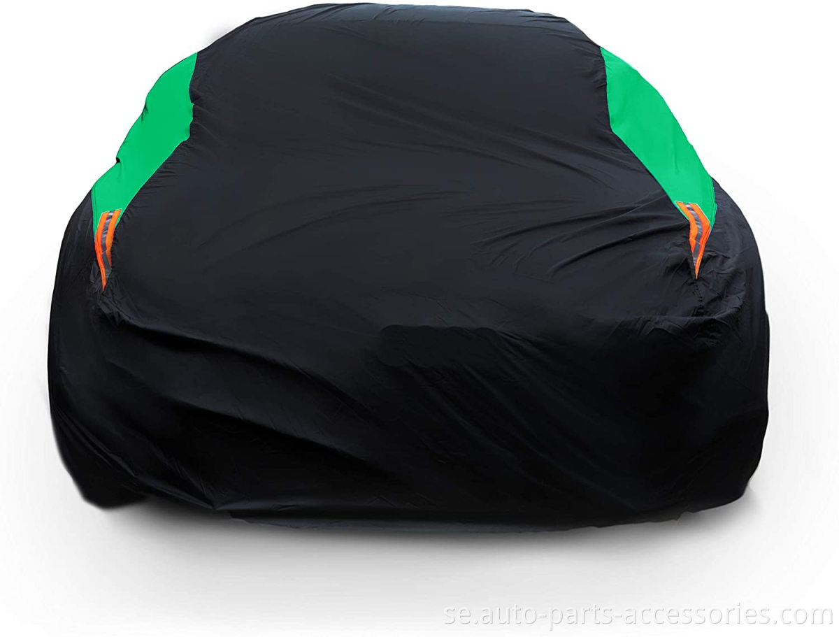 Garage Parkering Använd icke-lindrasivt solskyddande polyestertyg i full storlek Hail Protector Car Cover Automobile